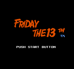 Friday the 13th (USA) Title Screen